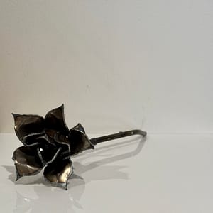 Handmade Welded Steel Rose