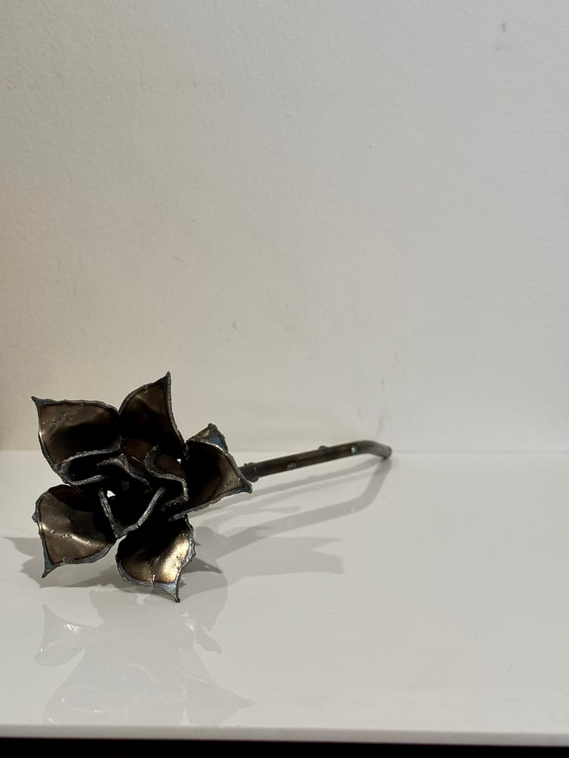 Handmade Welded Steel Rose